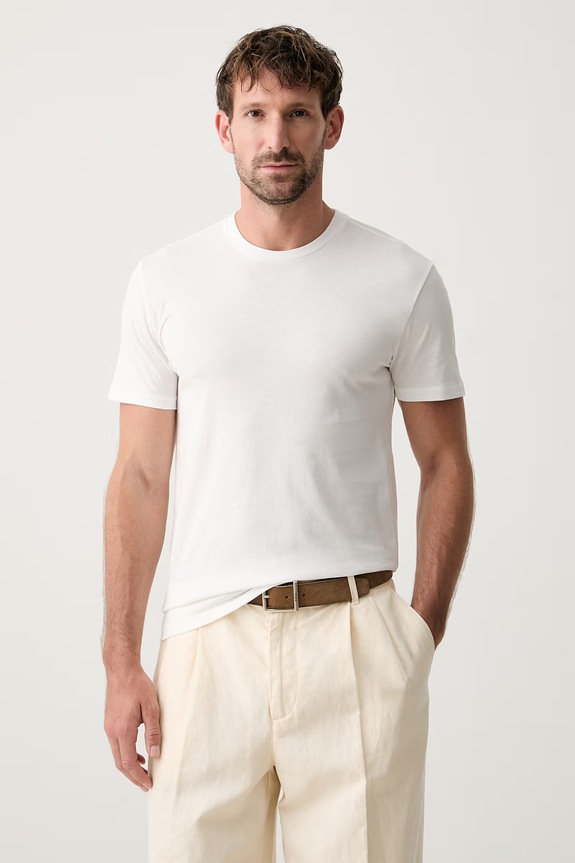 Polo Ralph Lauren tricou basic pentru bărbați din bumbac pachet de 3 alb 714830304