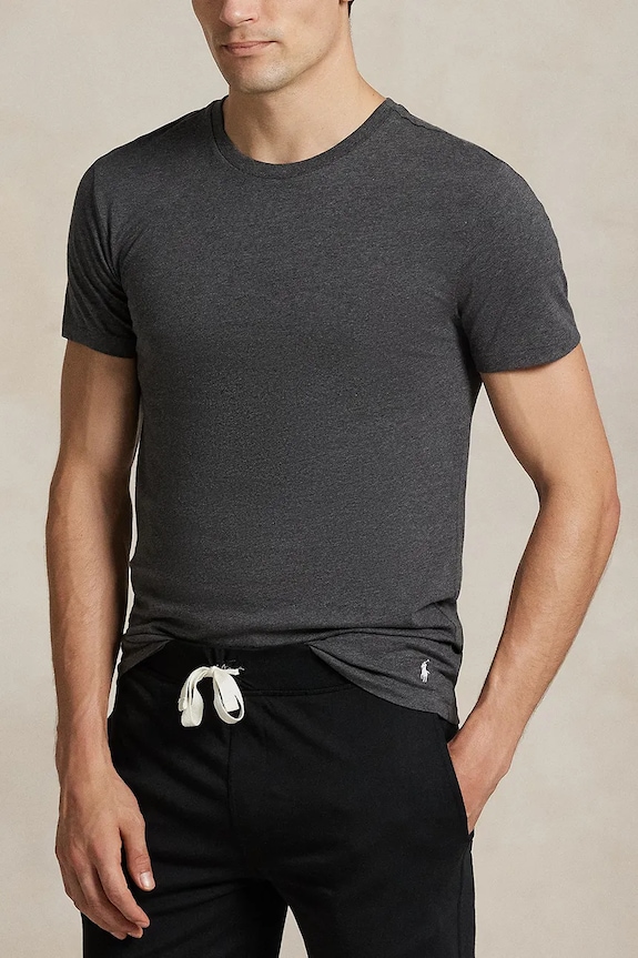 Polo Ralph Lauren T-shirt basic męski bawełniany 3-pack beżowy 714830304