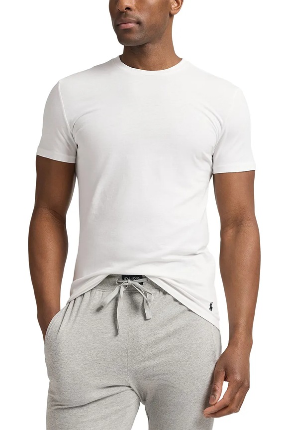 Polo Ralph Lauren t-shirt basic Ανδρικός βαμβακερός 3-pack 714830304 σκούρο μπλε