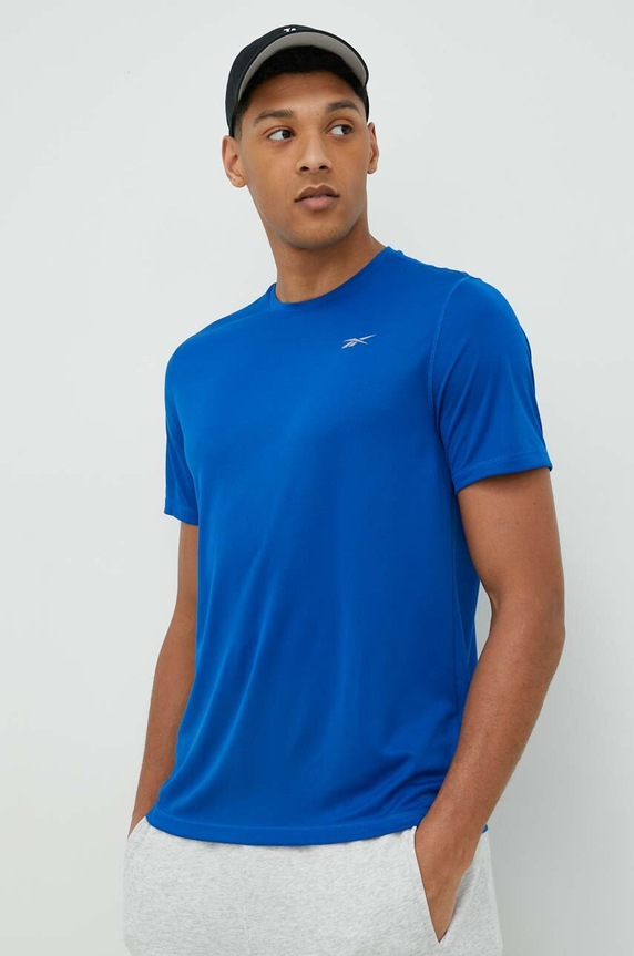 Ρούχα Μπλουζάκι για τρέξιμο Reebok HY2710 μπλε