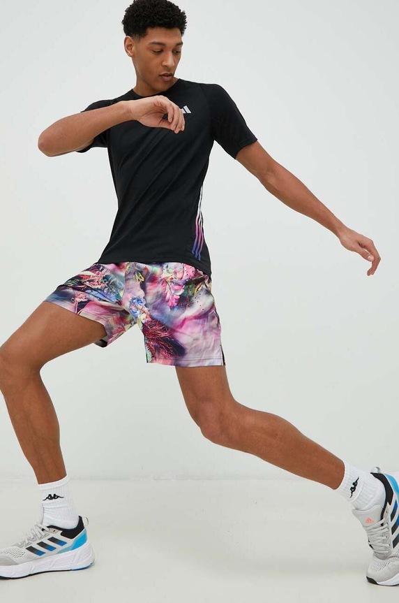 adidas Performance t-shirt do biegania Run Icons HN8025 czarny SS23