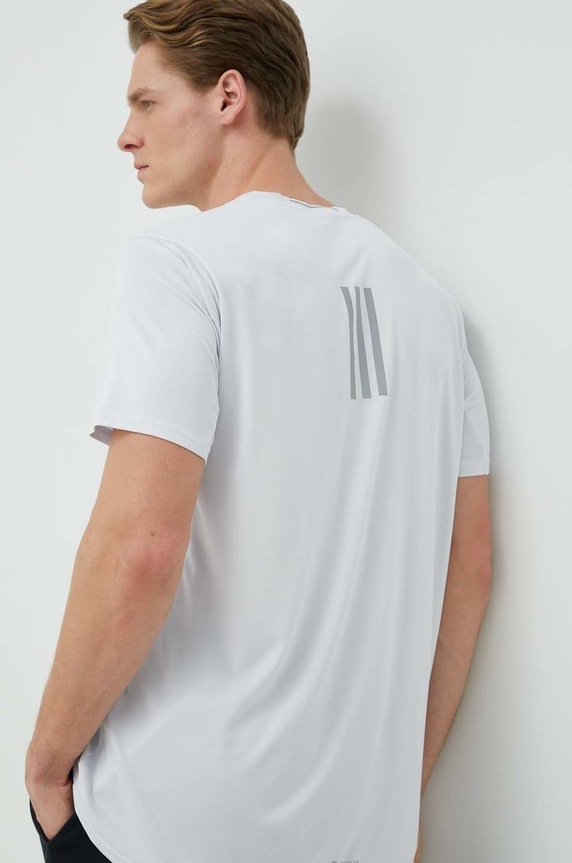 Odzież adidas Performance t-shirt do biegania Designed to Run IB8941 niebieski