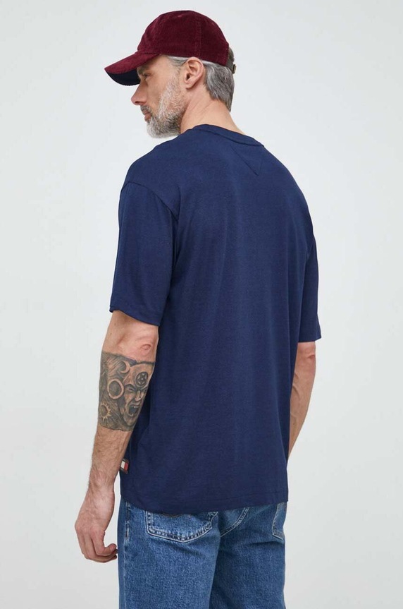 Odzież Tommy Hilfiger t-shirt x Shawn Mendes MW0MW31189.PPYX granatowy
