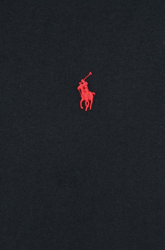 Polo Ralph Lauren pamut póló 710707087 fekete