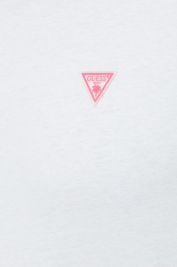 Guess t-shirt bawełniany biały F3GI00.K8HM0
