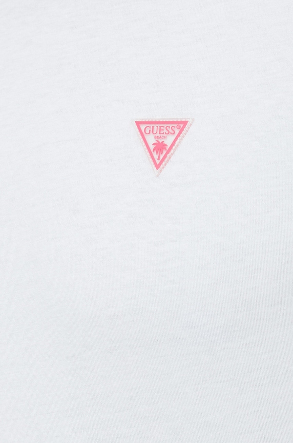 Guess t-shirt bawełniany biały F3GI00.K8HM0