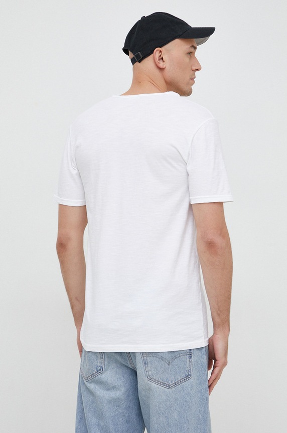 Oblečenie Bavlnené tričko United Colors of Benetton 3JE1J4264.101 biela