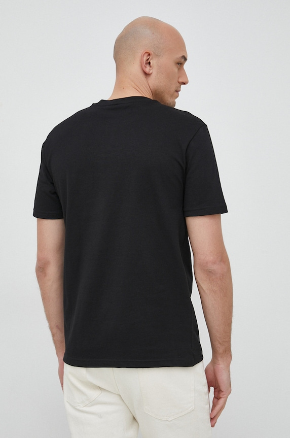 Odzież United Colors of Benetton t-shirt bawełniany 3MI5J1AF7.100.. czarny