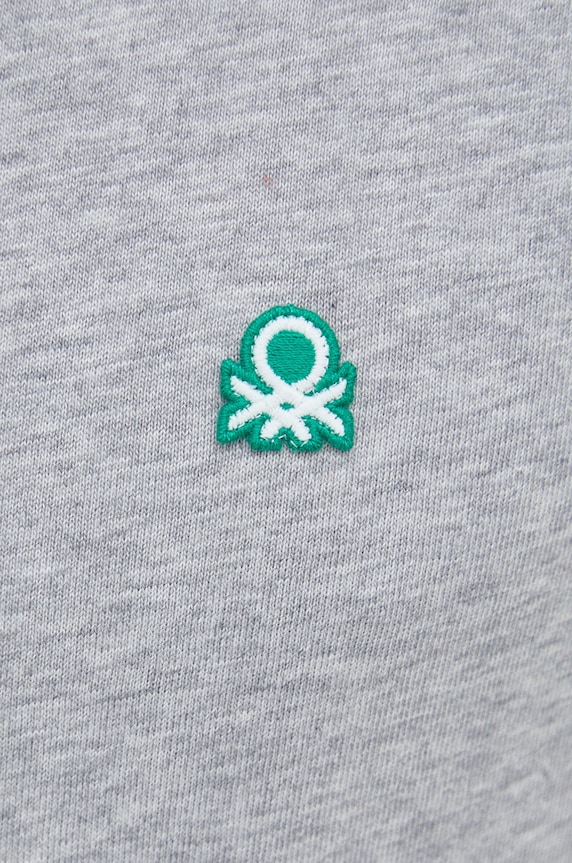 Βαμβακερό μπλουζάκι United Colors of Benetton 3MI5J1AF7.501. γκρί