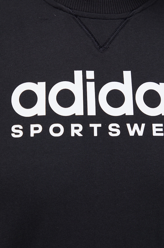 Bavlněné tričko adidas IC9815 černá