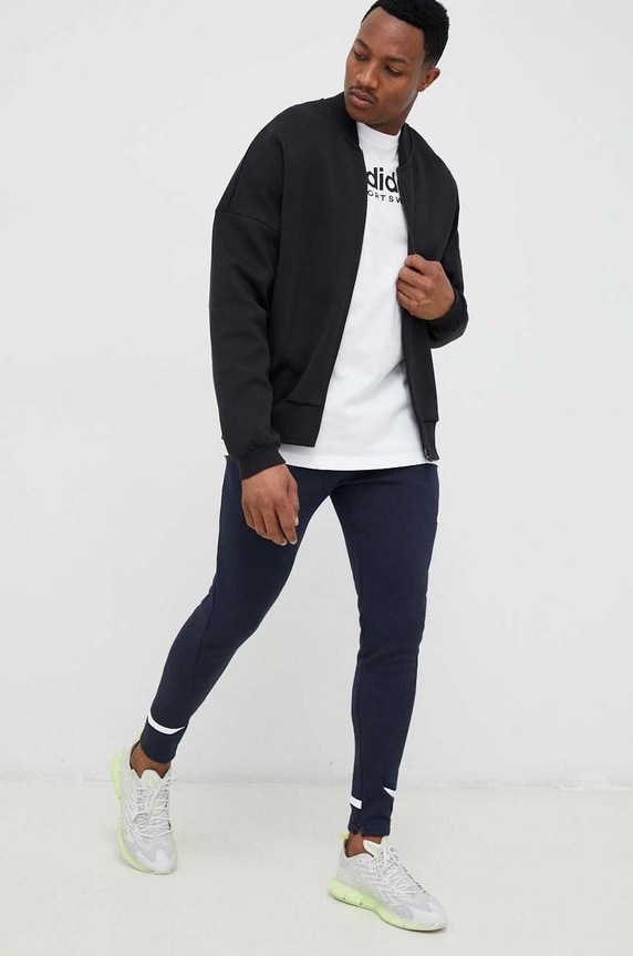 adidas t-shirt bawełniany IC9821 biały SS23