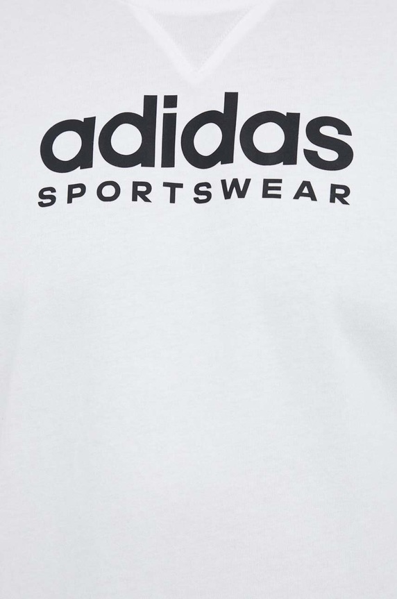 adidas t-shirt bawełniany IC9821 biały