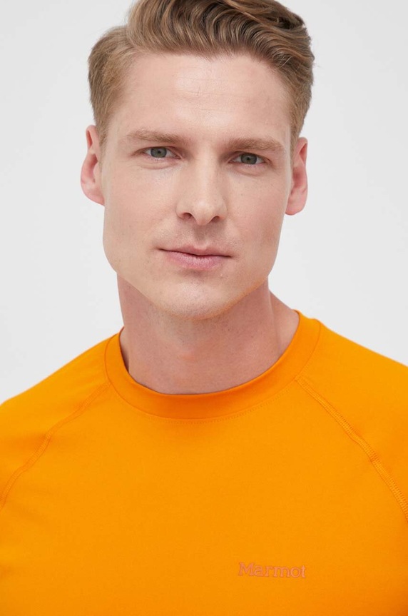 Marmot t-shirt sportowy Windridge pomarańczowy M14154