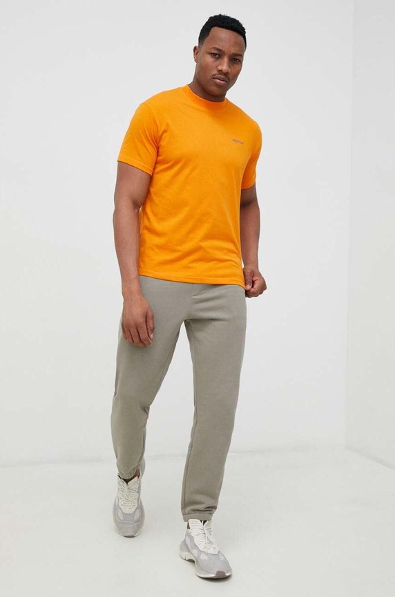 Marmot t-shirt M14254 pomarańczowy SS23