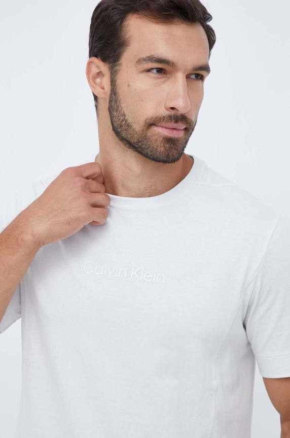 Calvin Klein Performance t-shirt beżowy 00GMS3K108