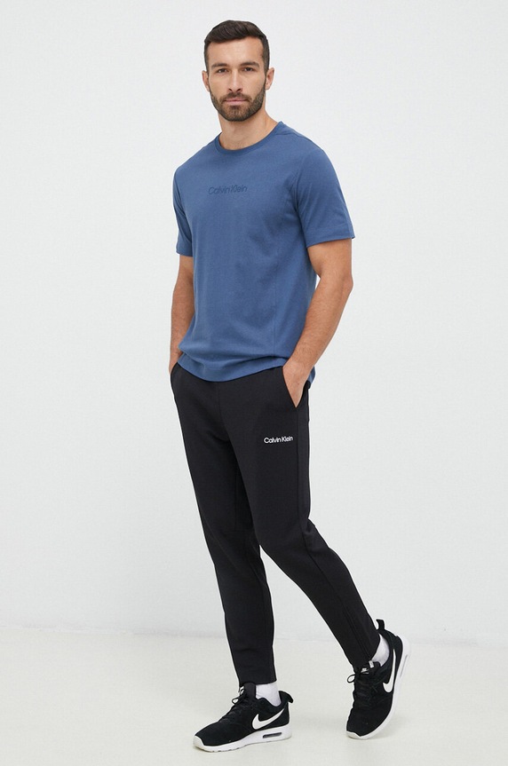 Μπλουζάκι Calvin Klein Performance 00GMS3K108 μπλε AW24