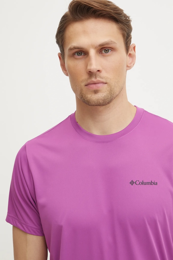 Columbia sportos póló Hike lila 1990391