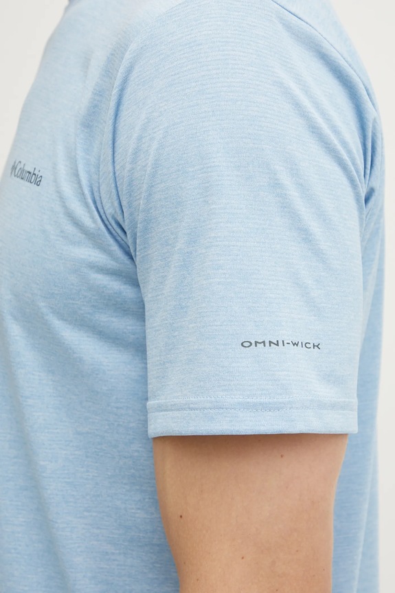 Columbia sportos póló Hike 1990391 kék