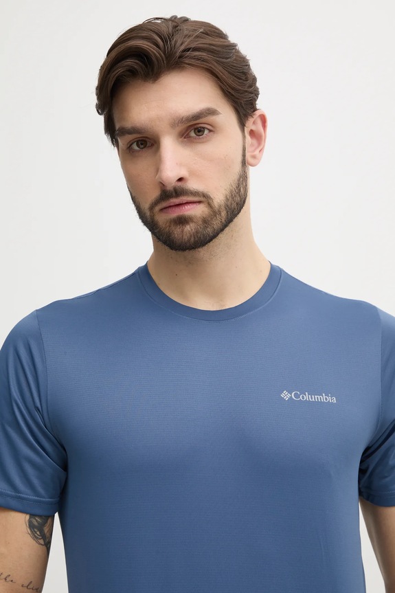 Columbia t-shirt sportowy Columbia Hike niebieski 1990391