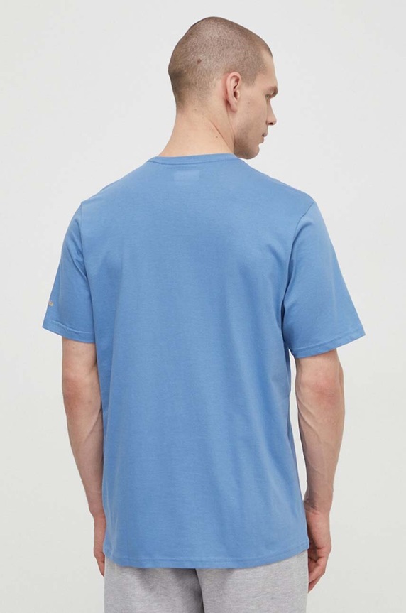 Ρούχα Βαμβακερό μπλουζάκι Columbia Rockaway River 2022181 μπλε