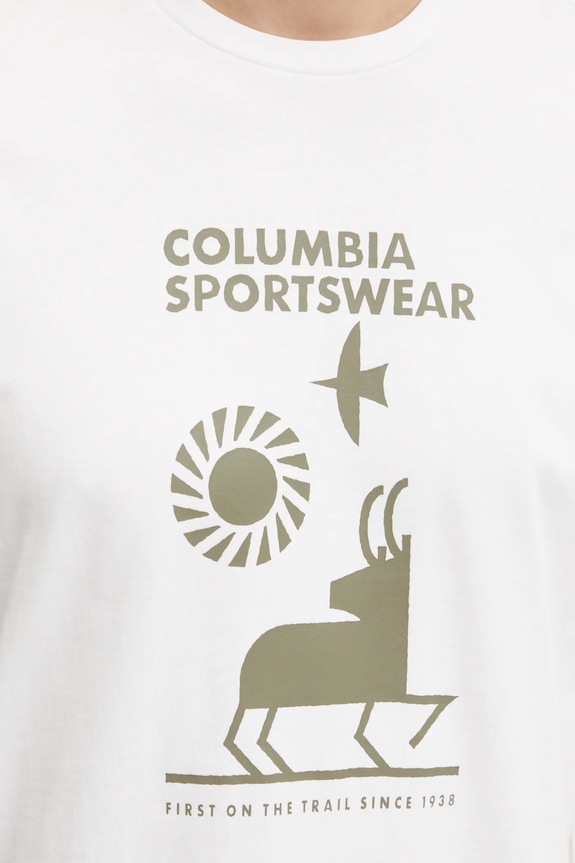 Columbia pamut póló Explorers Canyon 2036441 bézs