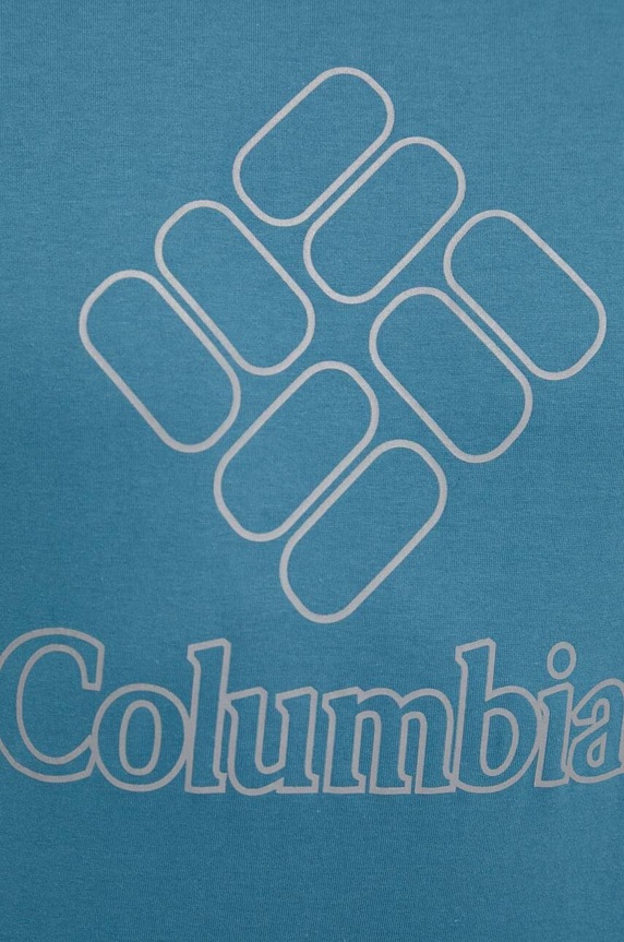Αθλητικό μπλουζάκι Columbia Pacific Crossing II Pacific Crossing II 2036472 τιρκουάζ