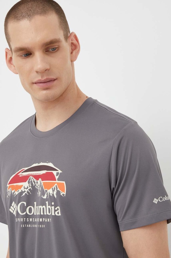 Sportovní triko Columbia Columbia Hike šedá 2036565