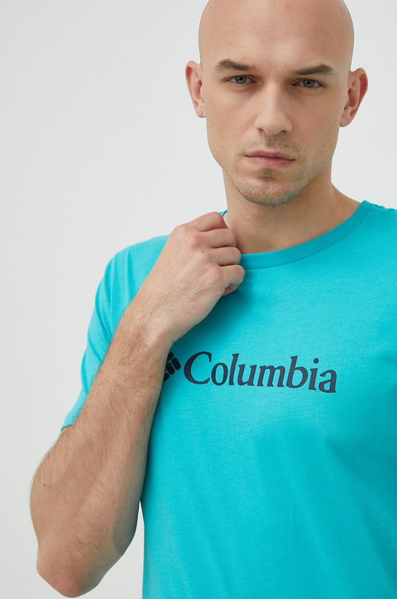 Columbia t-shirt turkusowy 1680053.SS23