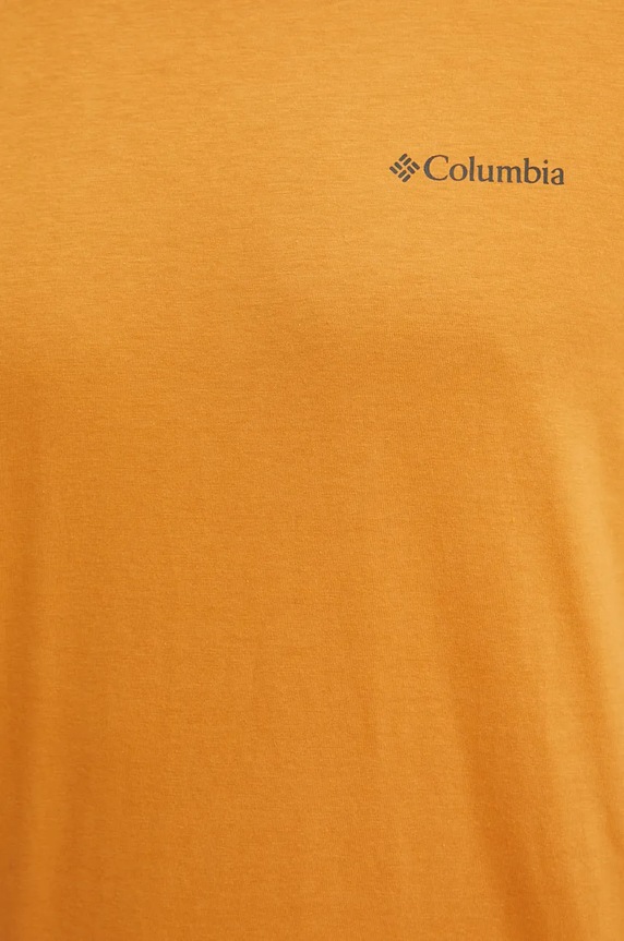 Columbia tricou din bumbac 1834041.SS23 portocaliu