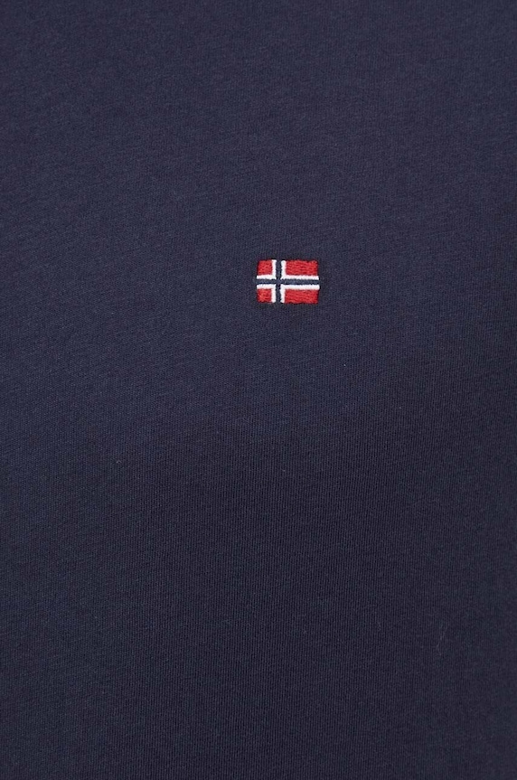 Napapijri t-shirt in cotone NP0A4H8D1761 blu navy