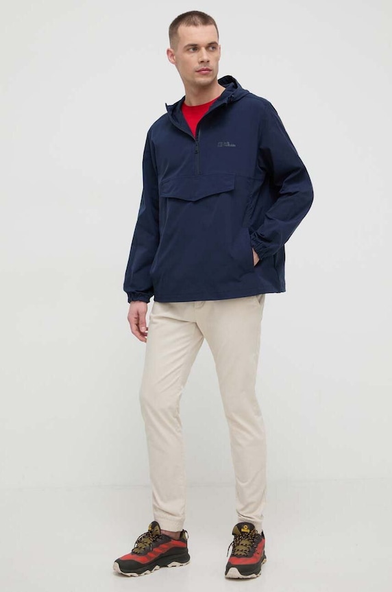 Jack Wolfskin t-shirt sportowy Tech 1807072 czerwony SS24