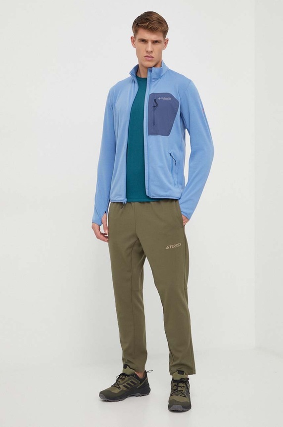Jack Wolfskin t-shirt sportowy Tech 1807072 zielony SS24