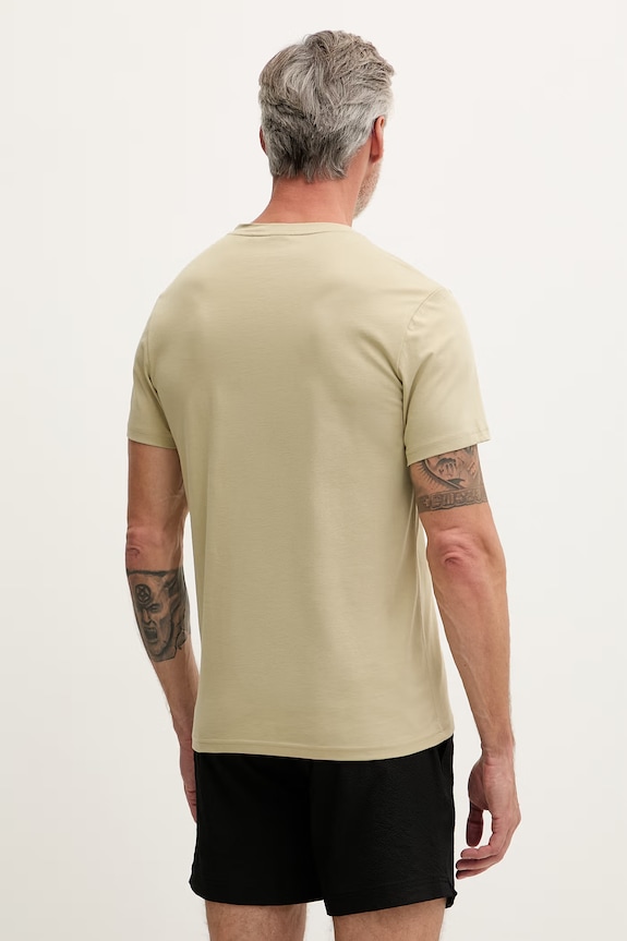 BOSS pánsky bavlnený T-Shirt RN 50491706 zelená AA00