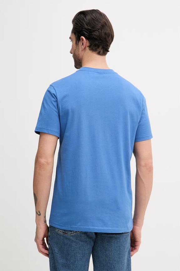 Îmbrăcăminte BOSS T-Shirt RN bărbătesc din bumbac 50491706 albastru