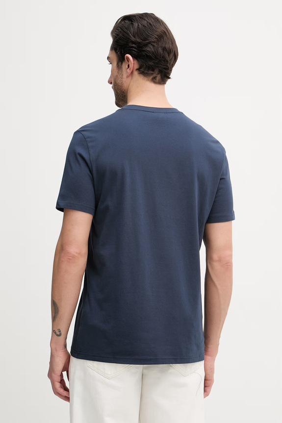 Oblečenie BOSS pánsky bavlnený T-Shirt RN 50491706 tmavomodrá