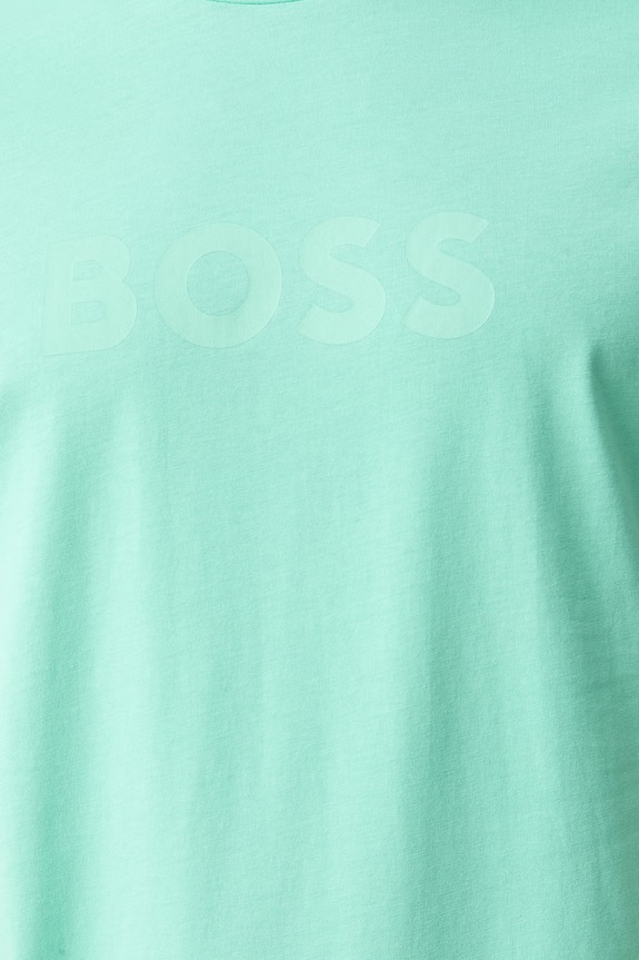 BOSS męski bawełniany T-Shirt RN 50491706 zielony