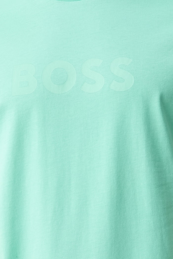 BOSS męski bawełniany T-Shirt RN 50491706 zielony