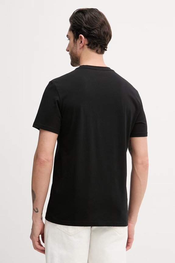 Ruházat BOSS férfi pamut T-Shirt RN 50491706 fekete