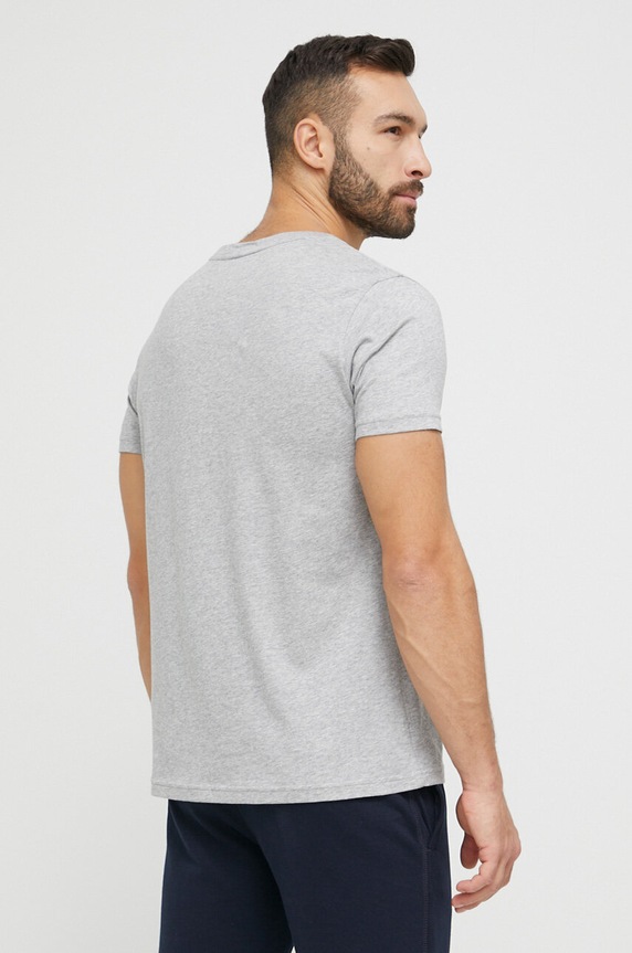 Tommy Hilfiger t-shirt bawełniany UM0UM02916.PPYX szary SS23