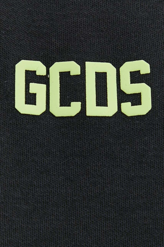 Βαμβακερό μπλουζάκι GCDS CC94M130103 μαύρο