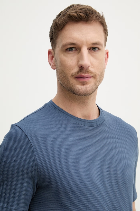 BOSS tricou bărbătesc cu bumbac Tiburt 240 bleumarin 50452680