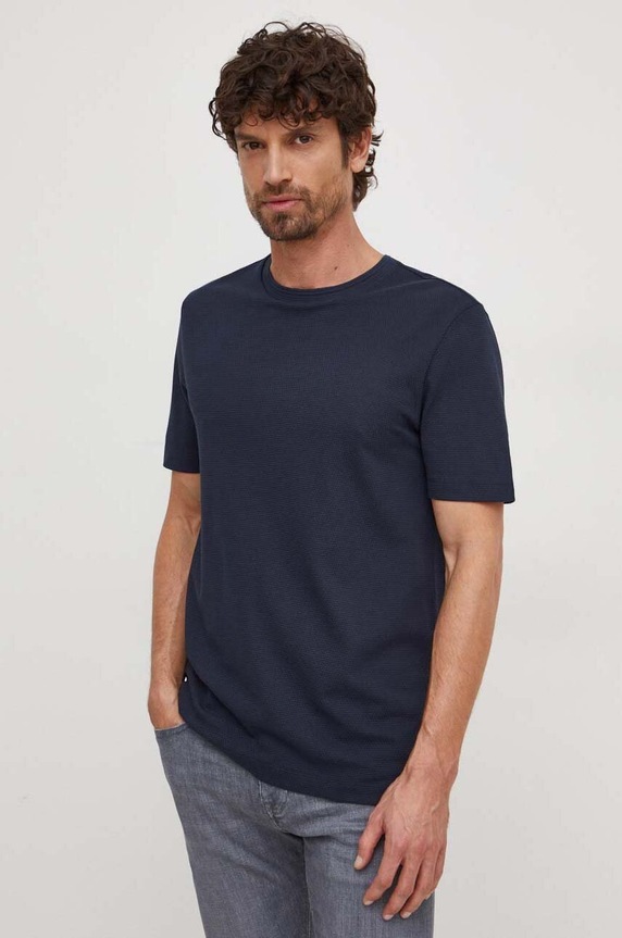 BOSS tricou bărbătesc din bumbac Tiburt 240 bleumarin 50452680