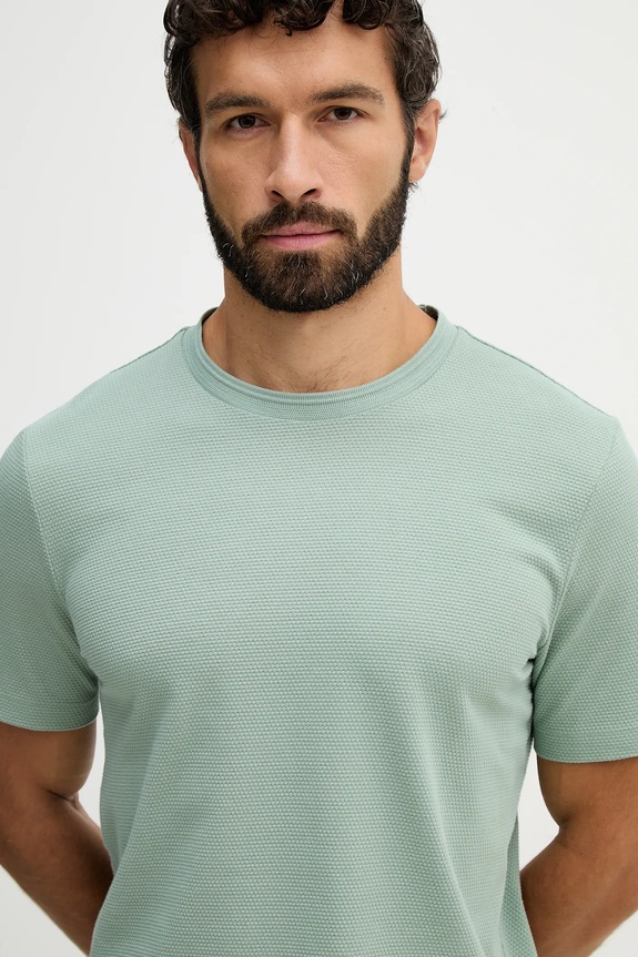 BOSS tricou bărbătesc din bumbac Tiburt 240 verde 50452680