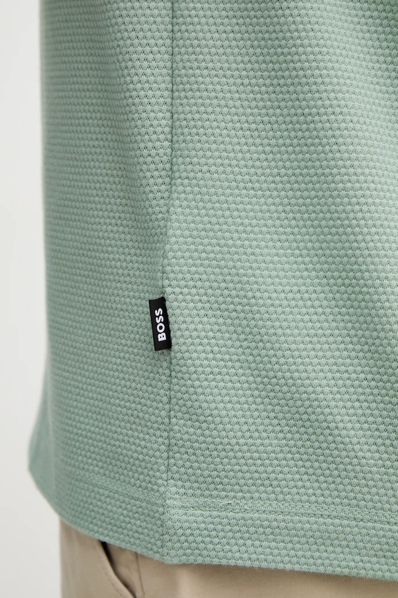 BOSS tricou bărbătesc din bumbac Tiburt 240 50452680 verde