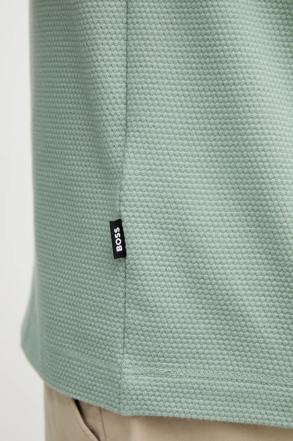 BOSS tricou bărbătesc din bumbac Tiburt 240 50452680 verde