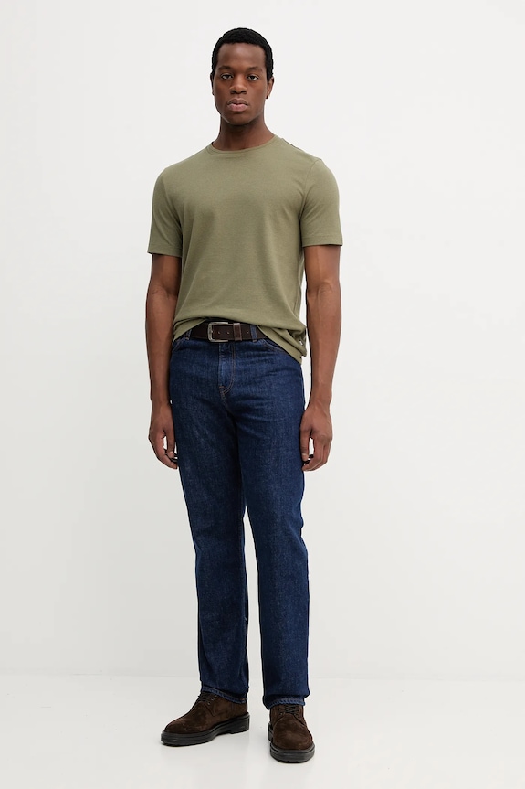 BOSS tricou bărbătesc cu bumbac Tiburt 240 50452680 verde AA00
