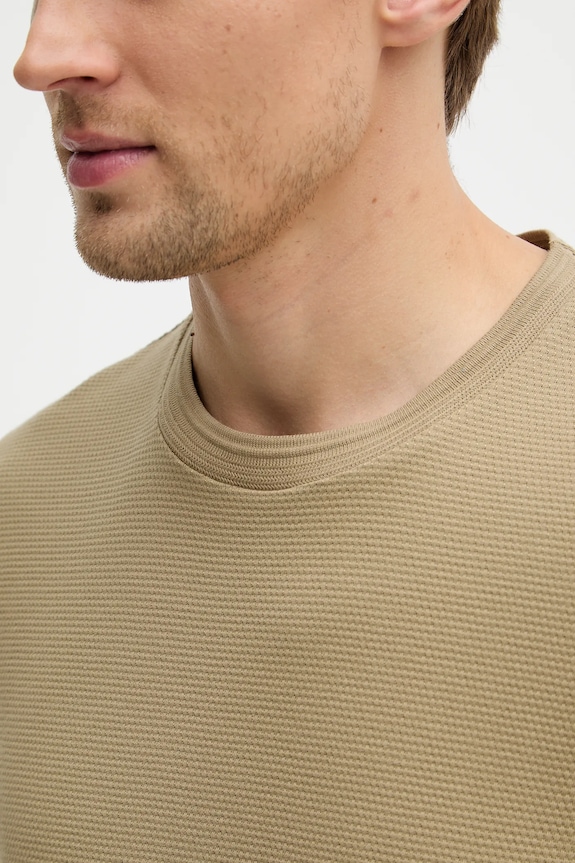 BOSS tricou bărbătesc din bumbac Tiburt 240 50452680 bej