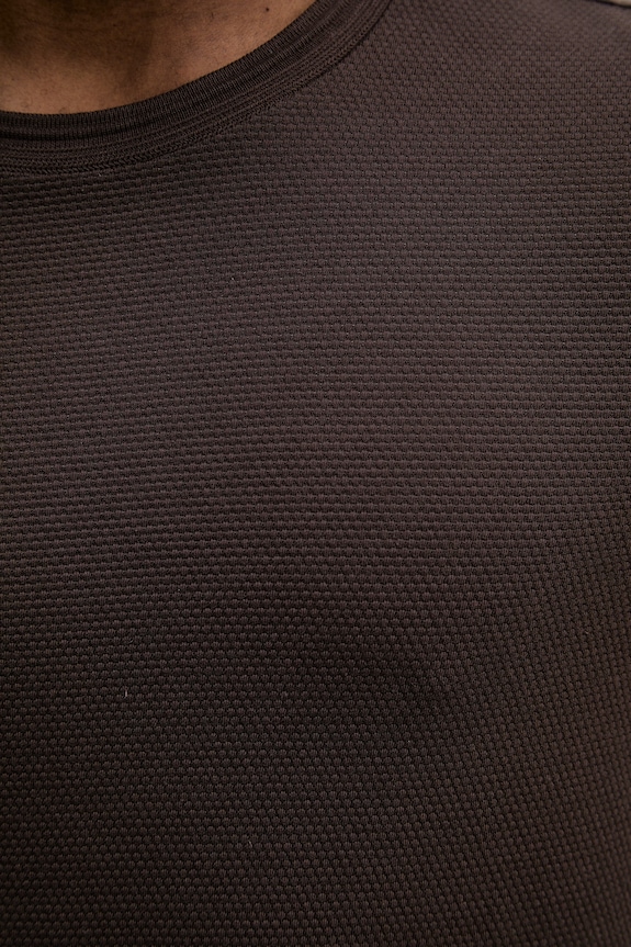 BOSS tricou bărbați cu bumbac Tiburt 240 50452680 maro