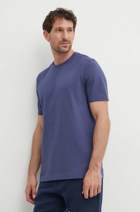 BOSS tricou bărbați din bumbac Tiburt 240 albastru 50452680
