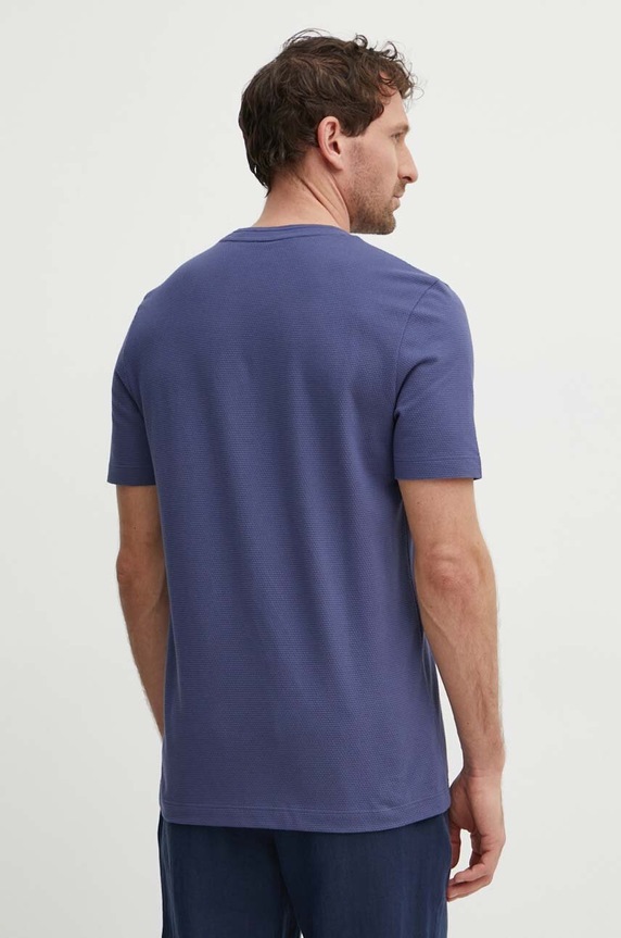 Îmbrăcăminte BOSS tricou bărbați din bumbac Tiburt 240 50452680 albastru